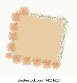 This is illustration of floral background