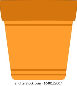 Esta es una ilustración de la maceta de flores.