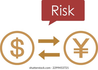 This is an illustration of foreign currency exchange and exchange risk.