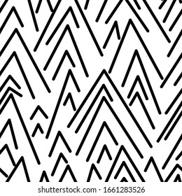 Dies ist eine Illustration der handgemalten, einfachen Linienmuster-Variation 