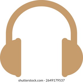This is an illustration of a headphones icon.