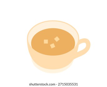 Esta ilustración está inspirada en la sopa de consomé y la sopa de cebolla.