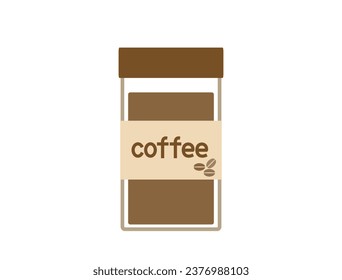 This is an illustration of instant coffee.