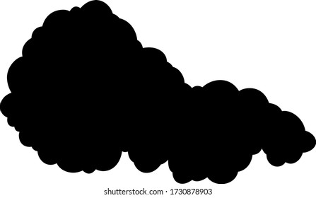 Esta es una ilustración de nubes japonesas 