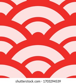 This is a illustration of Japanese pattern of waves 