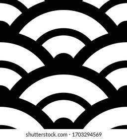 This is a illustration of Japanese pattern of waves 