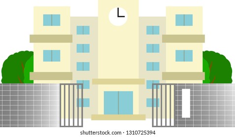 This Illustration Japanese School Stock Vector (Royalty Free ...