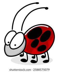 This is an illustration of a ladybug
