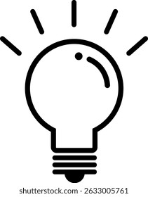 This is an illustration of a light bulb mark (inspiration icon).