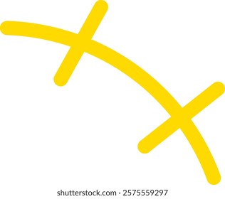 This is an illustration of a lively icon (talking mark).