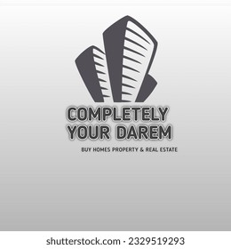 This is a illustration.  Logo for Homes Property  Real Estate business to buy loge for home 