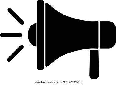 This is an illustration of a loudspeaker icon.
