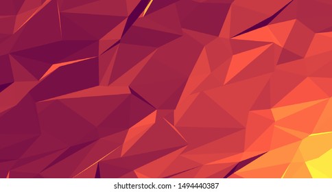 This is a illustration of Low polygon gradient background