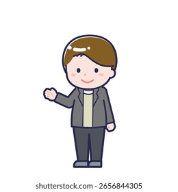 This is an illustration of a man's "Adults in plain clothes".