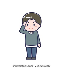 This is an illustration of a man's "Adults in plain clothes".