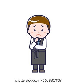 This is an illustration of a man's "bartender".