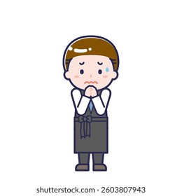 This is an illustration of a man's "bartender".