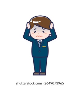 This is an illustration of a man's "CA".
