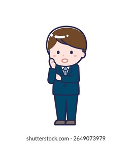 This is an illustration of a man's "CA".