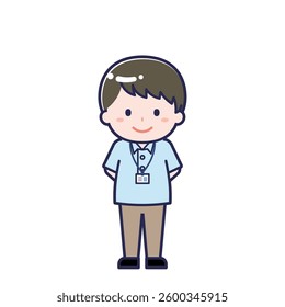 This is an illustration of a man's "caregiver".