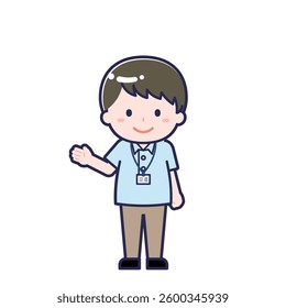 This is an illustration of a man's "caregiver".