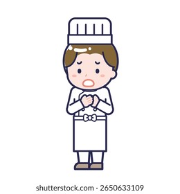 This is an illustration of a man's "chef".