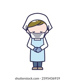 This is an illustration of a man's "cook".