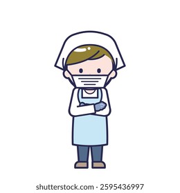 This is an illustration of a man's "cook".