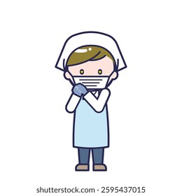 This is an illustration of a man's "cook".