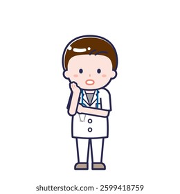 This is an illustration of a man's "doctor".
