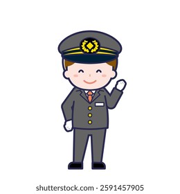 This is an illustration of a man's "driver".