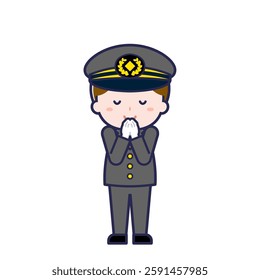This is an illustration of a man's "driver".