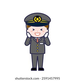 This is an illustration of a man's "driver".