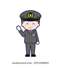 This is an illustration of a man's "driver".