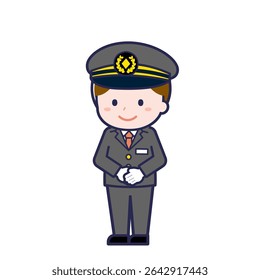 Esta es una ilustración del "Conductor" de un hombre.
