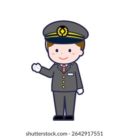 Esta es una ilustración del "Conductor" de un hombre.