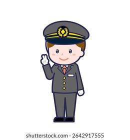 This is an illustration of a man's "Driver".