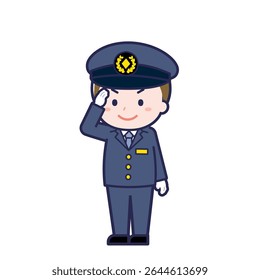 This is an illustration of a man's "Driver".