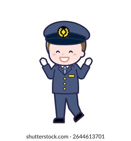 This is an illustration of a man's "Driver".