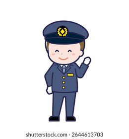 This is an illustration of a man's "Driver".