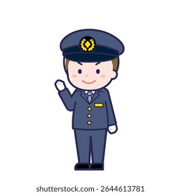 This is an illustration of a man's "Driver".