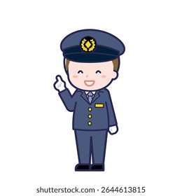 This is an illustration of a man's "Driver".