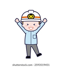 This is an illustration of a man's "emergency personnel".