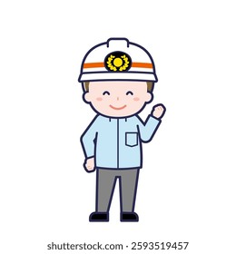This is an illustration of a man's "emergency personnel".