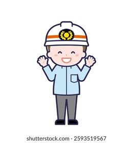 This is an illustration of a man's "emergency personnel".