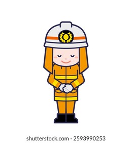 This is an illustration of a man's "firefighter".