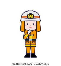 This is an illustration of a man's "firefighter".