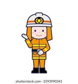This is an illustration of a man's "firefighter".