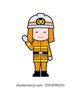 This is an illustration of a man's "firefighter".