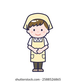 This is an illustration of a man's "housekeeper".